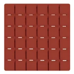 MSV QUADRO sada 5 protišmykových podložiek terakota / SBS kaučuk / 13 x 13 cm