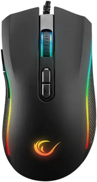 Rampage SMX-R44V2 čierna / Herná myš / drôtová / optická / 12800 DPI / RGB / 1000 Hz (SMX-R44V2BLACK)
