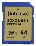 INTENSO 64GB SDXC / Pamäťová karta / UHS-I / Class 10 / čítanie: 45 MB/s / zápis: 10 MB/s (3421490)