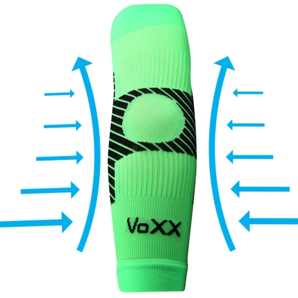 VOXX kompresný návlek Protect elbow neon green ks