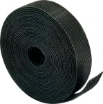 Schwaiger Páska so suchým zipsom čierna / Organizácia kabeláže / 12 mm / 2 mm / 3 m (KMKK3010)