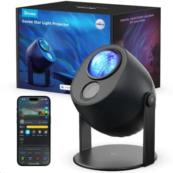 Govee Star Light Dekoratívny LED projektor / 15W / BT / Wi-Fi / Matter (H6093011)