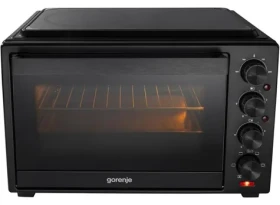 Gorenje OM38GBC čierna / Mini rúra / 2 platničky / 3500 W / 38 l / 100-230 ° C / časovač
