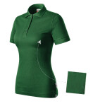Dámske tričko Resist Heavy Polo Bottle Green 2XL