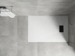 MEXEN/S - Hugo sprchová vanička SMC 130x80, biela, krytka čierna 42108013-B