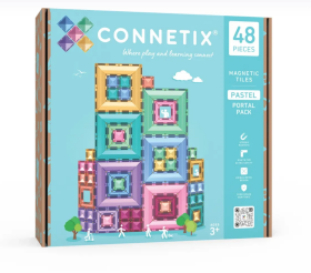 Connetix Connetix Tiles - Magnetická stavebnica Pastel portal 48 ks