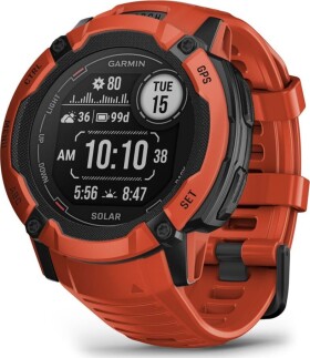 Garmin Instinct 2X Solar Červený (010-02805-01)