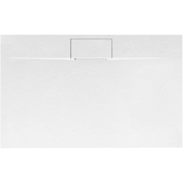 REA - Sprchová vanička Bazalt Long White 80x100 REA-K3320