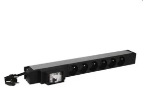 Legrand PDU 6x 230V s prúdovou ochranou / Rozvodný panel / 1U / do racku (646833)
