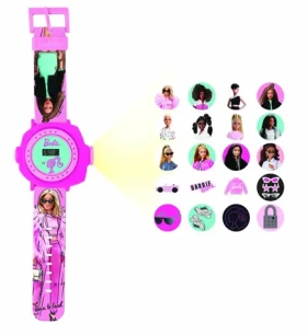 Lexibook digitálne premietacie hodinky Barbie ružové