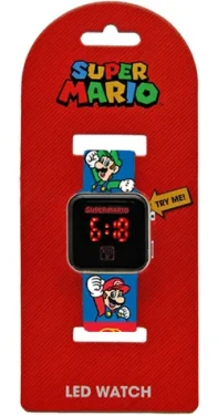 Kids Euroswan Super Mario GSM4236 / Digitálne hodinky / LED displej / kalendár / detské (GSM4236)