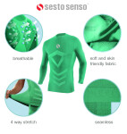 Sesto Senso Thermo Top dlhým rukávom CL40 Green