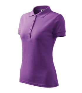 Dámske tričko Pique Polo fialové 2XL