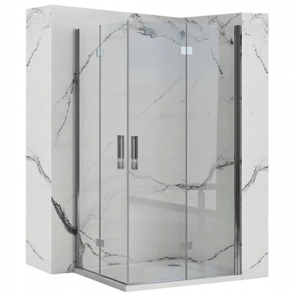 REA/S - Sprchová kabína Molier Chrome Double 80x80 KPL-K6368