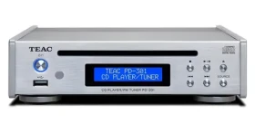 Teac PD-301DAB-X strieborná / CD prehrávač / Slot-in mechanika / DAB+/FM tuner / USB / Diaľkové ovládanie (PD-301DAB-X/S)