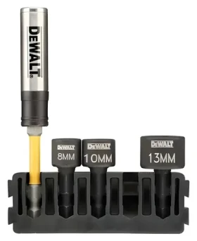 DeWalt 5dielna sada nástrčných kľúčov / Sada nástrčných kľúčov / 8, 10, 13 mm / ToughCase (DT70826)