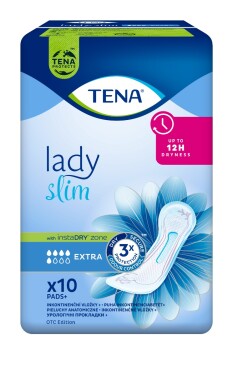 TENA Lady slim extra inkontinenčné vložky 10 ks