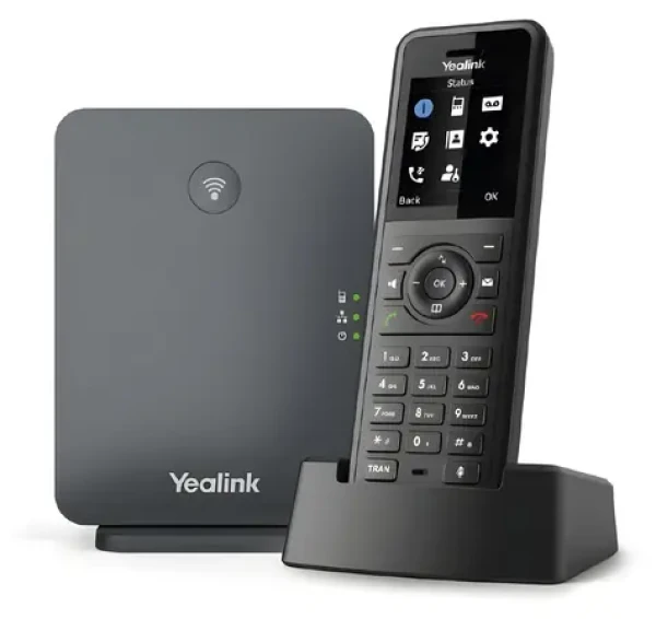 Yealink SIP-W77P čierna / VoIP telefón / SIP DECT / 1.8" TFT / Bluetooth / PoE (1302027)