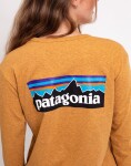Patagonia W's L/S P-6 Logo Responsibili-Tee® Dried Mango S