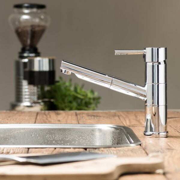 Eisl Eisl - Drezová stojánková batéria s výsuvnou spŕškou UNICORN, chróm 33770UNICORN