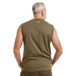 Bushman Pánsky nátelník Kunto, tmavá khaki XL