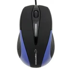 Esperanza EM102B Sirius čierno-modrá / optická myš / 800 DPI / USB / 3 tlačidlá + koliesko / blister (EM102B)