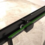 H K - Luxusné posuvné sprchové dvere ALTO BLACK 116- 120x195cm Ľ/P so Soft close zatváraním SE-ALTOBLACK120SET