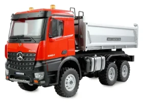 AMEWI RC auto Mercedes Benz Arocs Kipper 6x6 červená