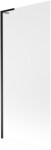 MEXEN/S - Next L vaňová zástena FIX 80 x 150, dekor, čierna 895-080-000-03-30-70