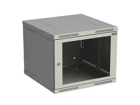 Solarix SENSA-9U-66-11-G rozvádzač nástenný 9U 600mm / dvere sklo / RAL 7035 (83000283)