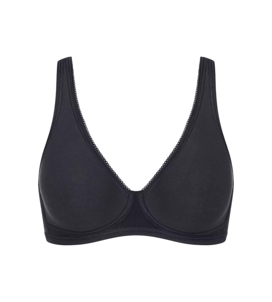 Dámska podprsenka Basic+ Soft Bra - BLACK - black 0004 - SLOGGI BLACK 70C