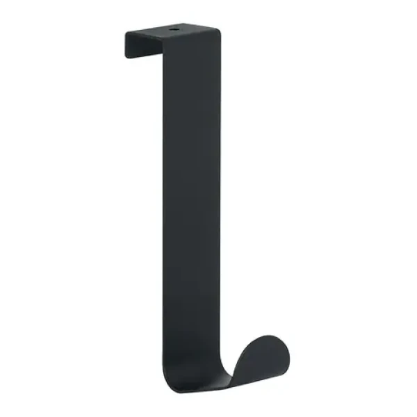 Spirella LIFT čierna / Závesný háčik na dvere / 19 mm / oceľ