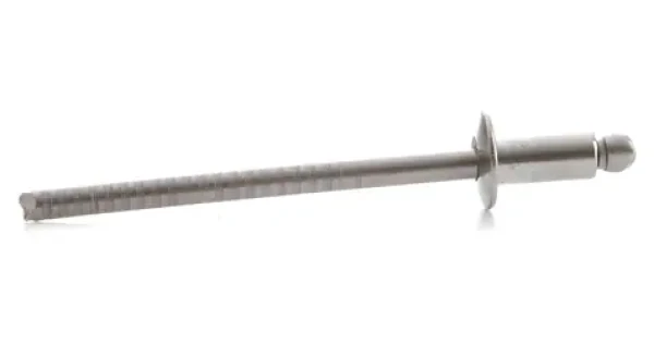 HAUSHALT Nerezové nity s guľatou hlavou 4,0x0,6 mm / Nity / 50 ks (10037372)
