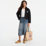 Bunda Carhartt WIP W' OG Detroit Jacket Black/ Black Rinsed S