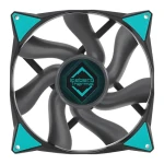 Iceberg Thermal IceGALE čierna / Ventilátor / 140 mm / 1600 RPM / 96 CFM / 36 dB / PWM (ICEGALE14-C0A)