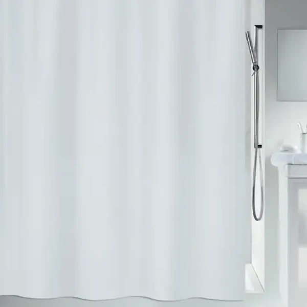 Spirella MAYA sprchový záves 180 x 200 cm biely/polyester (7610583105608)