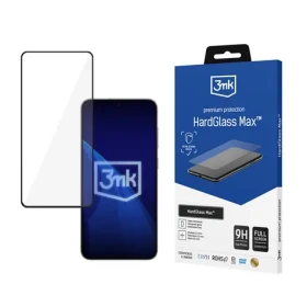 3mk HardGlass Max pre Samsung Galaxy S24+ čierna / Tvrdené sklo / Full-screen / Vystužené hrany