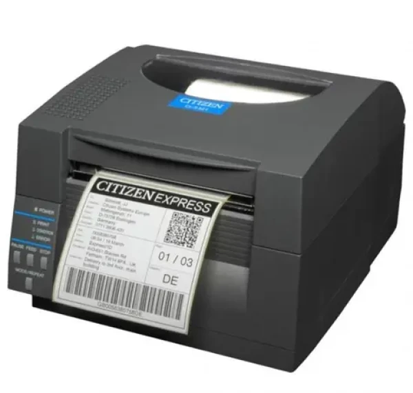 Citizen CL-S521II / Stolová tlačiareň štítkov / DT / 203dpi / RS-232 / USB / max. šírka média 108mm / čierna (CLS521IINEBXX)