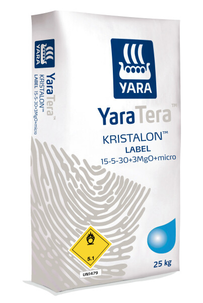 Yara Kristalon Biely 15-05-30+3MgO+ME 25 kg