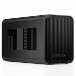 Jonsbo V11 čierna / Mini-ITX / 1x USB-A 3.0 / 1x USB-C 3.0 / bez zdroja / Riser kábel PCI-E 4.0 (V11 BLACK)