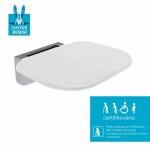 Mereo Sedátko do sprchy, duroplast, biele CSS121