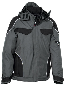 Bunda Cofra TECKA Softshell Farba: Antracitová/ Čierna/ Antracit, Veľkosť: 50 (V415_0_06_Z50)
