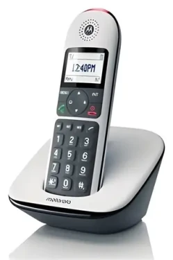 Motorola CD5001 biela / DECT telefón / veľké tlačidlá / kompatibilné so slúchadlami (G31000X08W1AWE(ES))