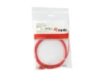 Equip Cat6a SlimFlex červená / Patch kábel / F/FTP / 2 m / LSZH / 500 MHz (606145)