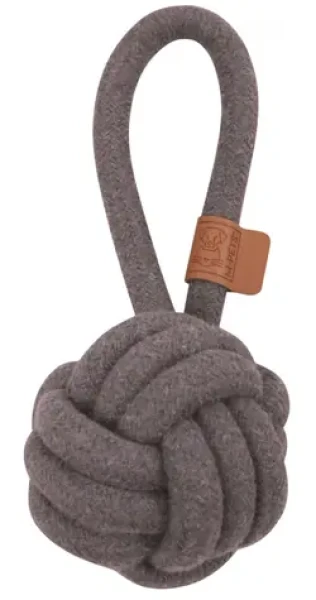 M-Pets Coto bavlnená hračka uzol šedá / Preťahovadlo / Bavlna / 8 cm (354015)
