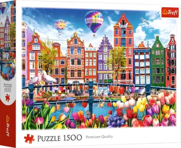 Trefl Puzzle Farebný Amsterdam