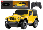 Mamido Terénne autíčko JEEP Wrangler JL Rubicon na diaľkové ovládanie RC 1:24 žlté