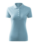 Pique Polo Dámske voľné polo tričko sky blue 2XL