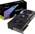 GIGABYTE AORUS GeForce RTX 4090 MASTER 24G / 2550 MHz / 24GB GDDR6x / 384 bit / 1x HDMI + 3x DP / (16) (GV-N4090AORUS M-24GD)