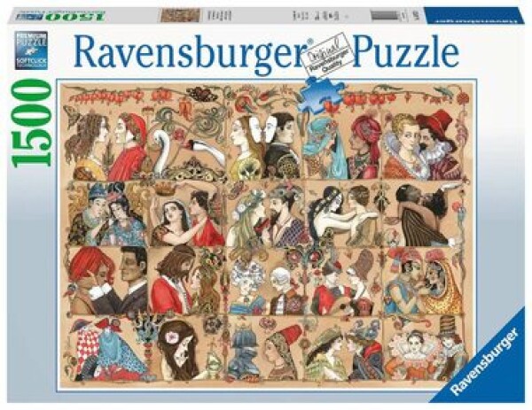 Ravensburger Láska v priebehu vekov /1500 dielikov/ od 12 rokov